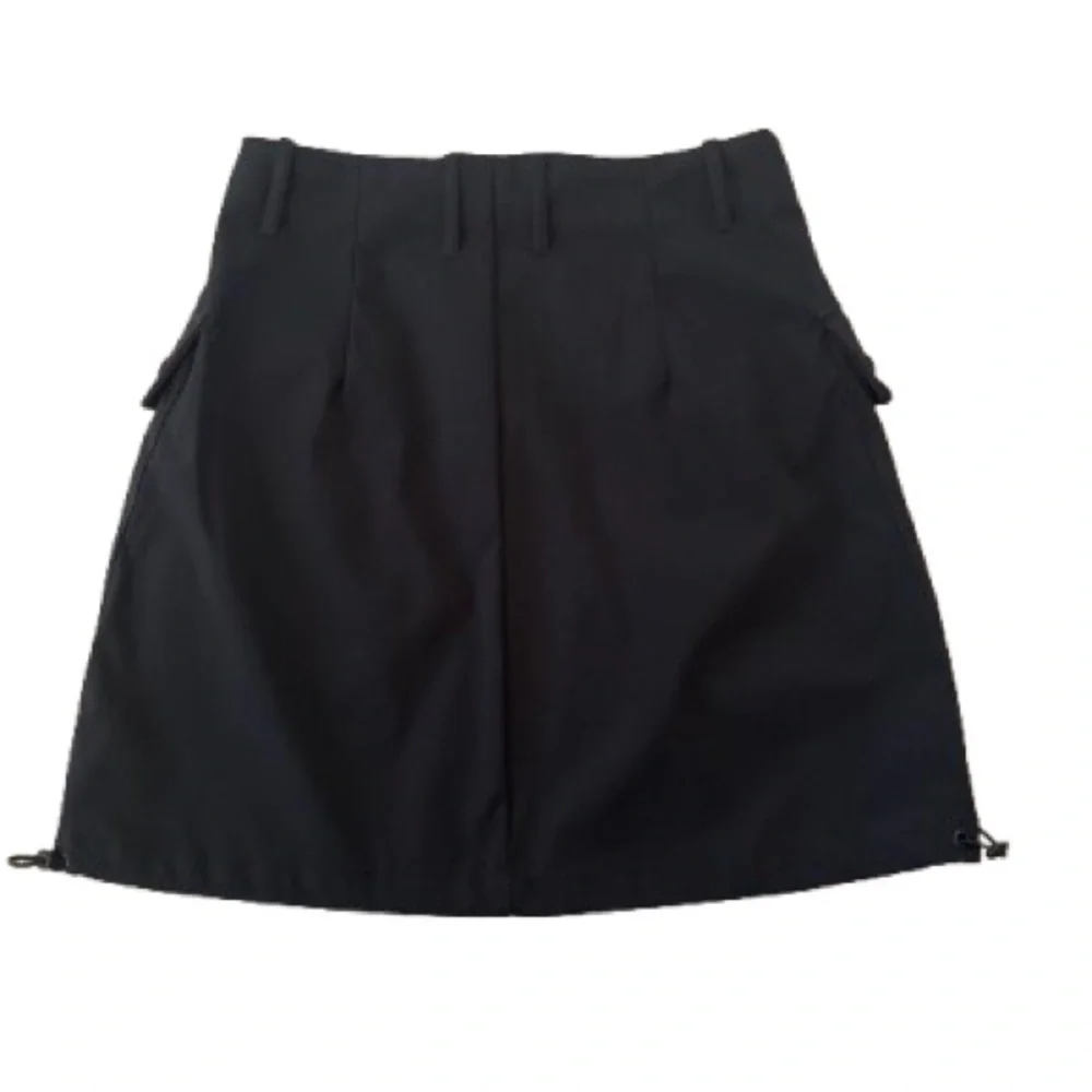 📍Zara Women’s Black Utility Mini Skirt Modern With Side Pocket Design Sz XS - Picture 6 of 7